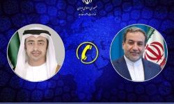 محادثة هاتفية بين وزيري خارجية إيران والإمارات حول تطورات المنطقة